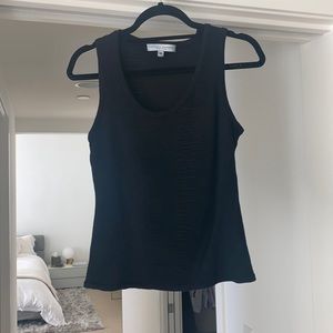 Wool Carolina Herrera Black Tank Top